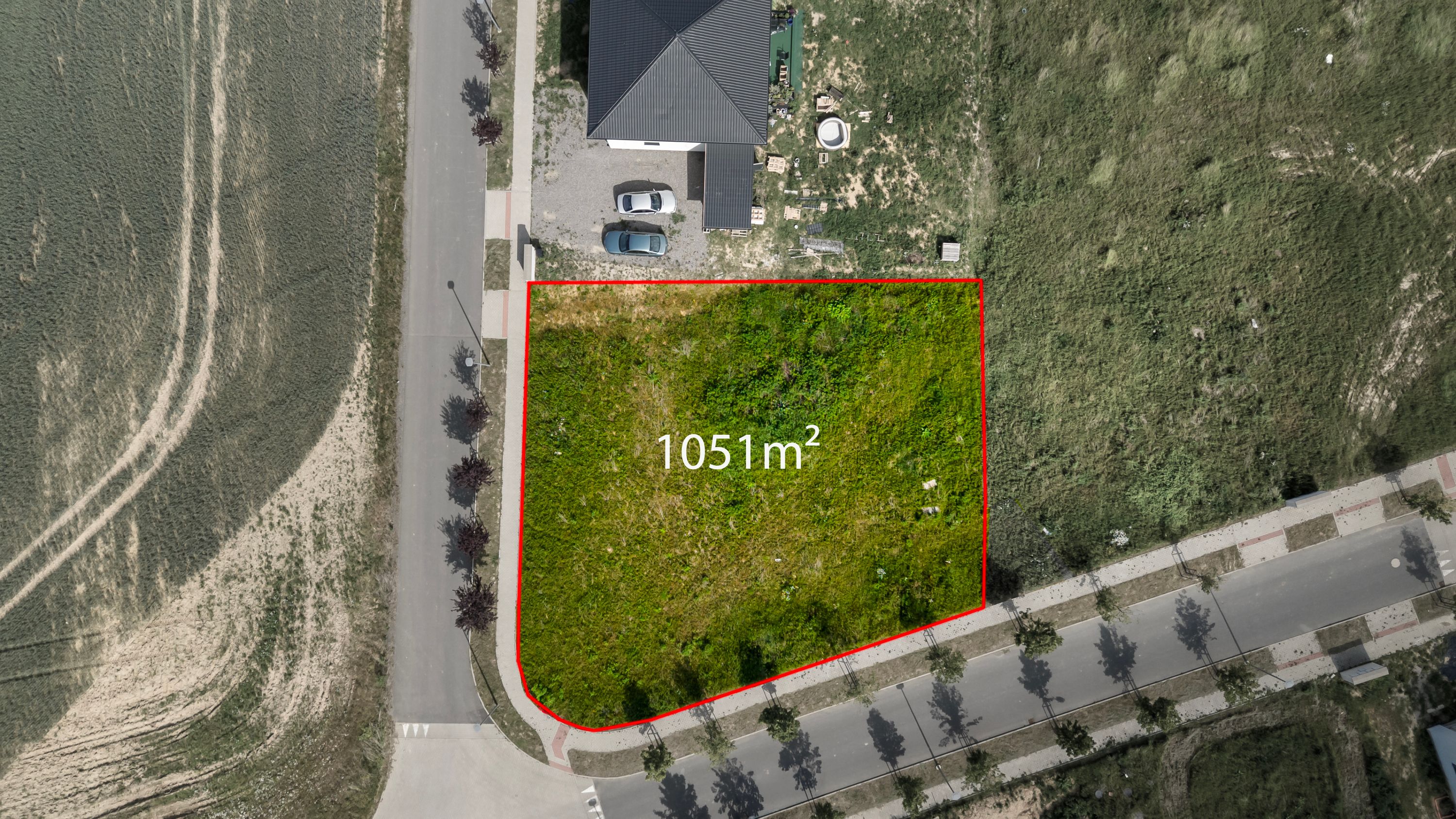 Další pohled na parcelu 168/6, 261/5, 337/5 — Dům 3
